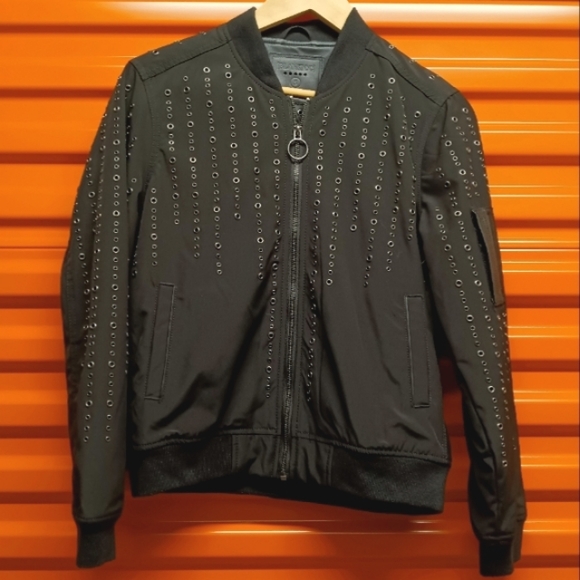 Blank NYC Jackets & Coats Blank Nyc Vegan Leather Bomber Jacket